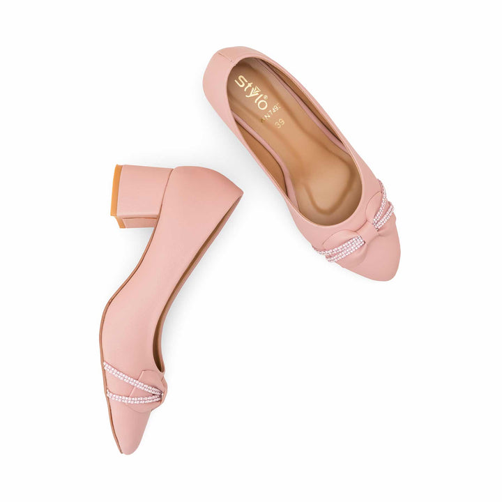 Pink Court Shoes For Ladies WN7493