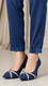 Navy Court Shoes For Women WN7497