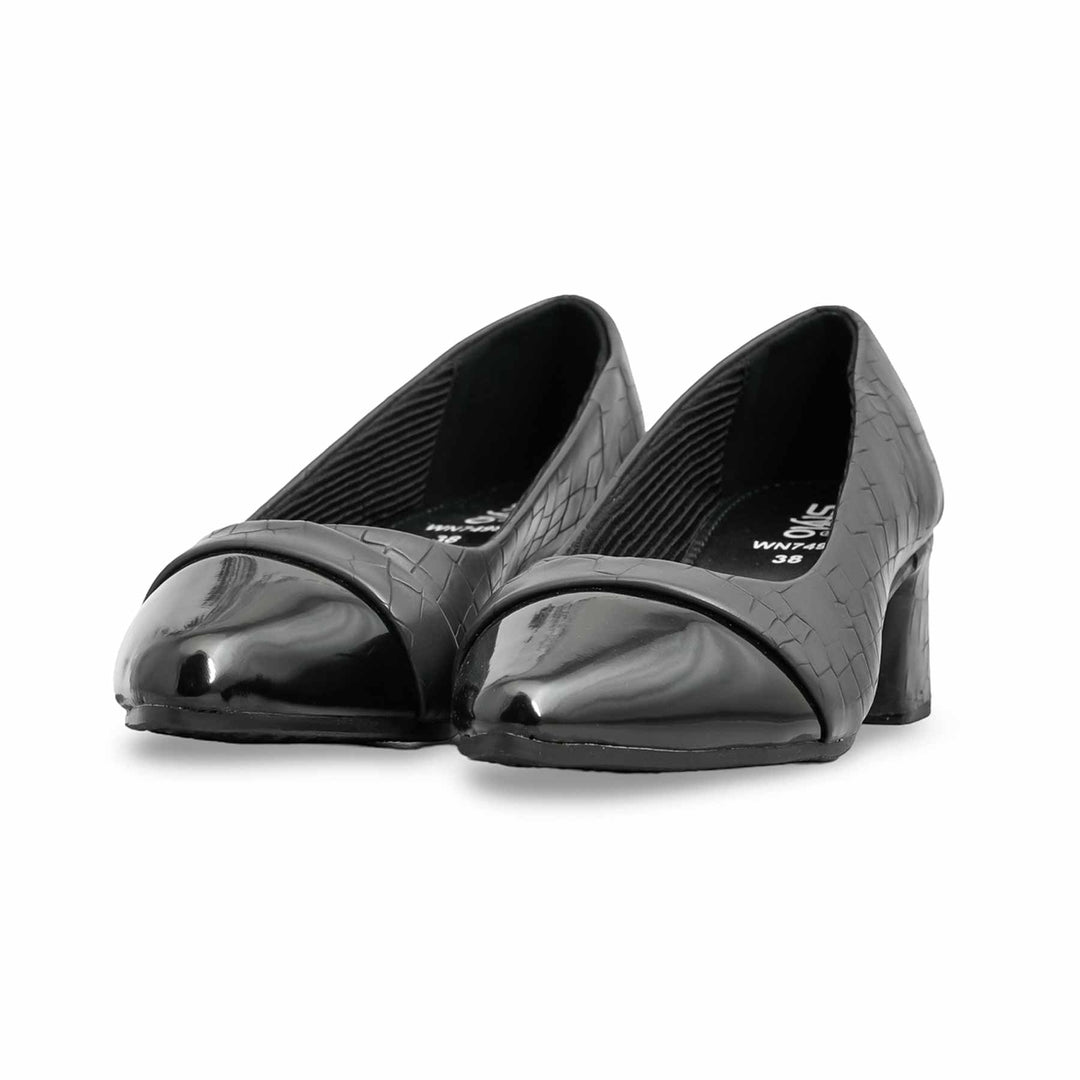 Black Court Shoes WN7498