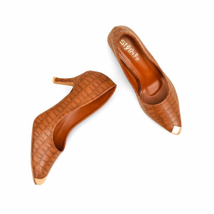 Brown Women Court Shoes WN7499