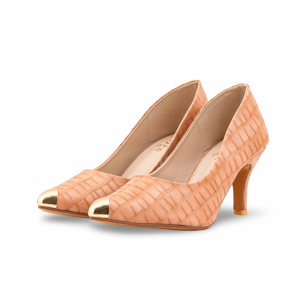 Beige Court Shoes For Women WN7499