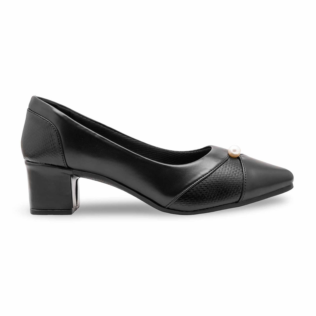 Black Court Shoes For Ladies WN7500