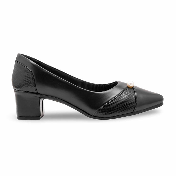 Black Court Shoes For Ladies WN7500