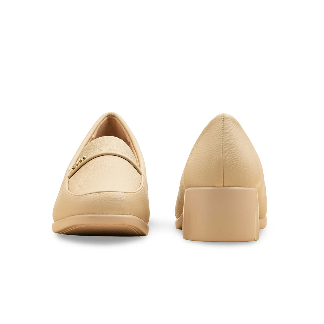 Beige Court Shoes For Women WN7508
