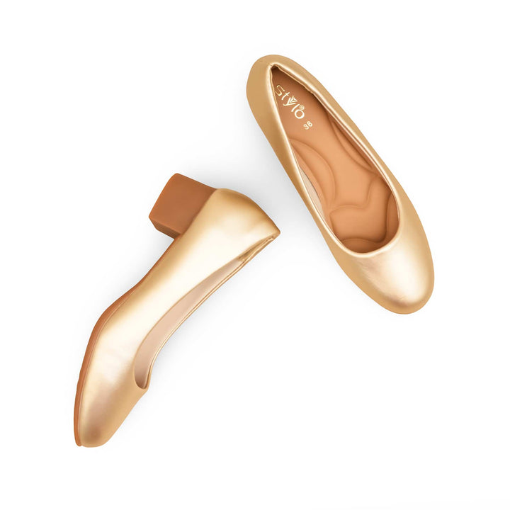 Golden Court Shoes For Women WN7509