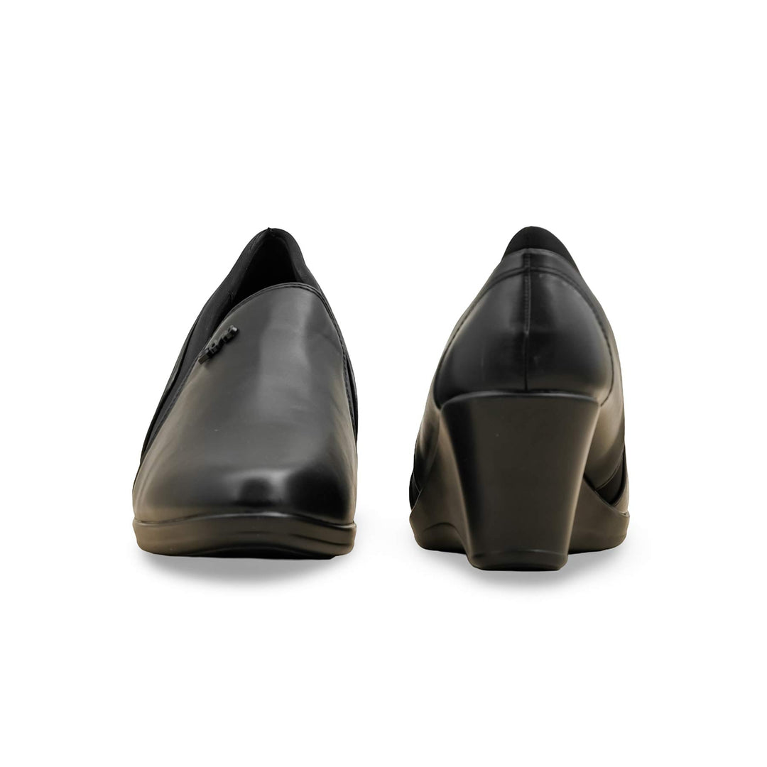 Black Court Shoes For Ladies WN7510