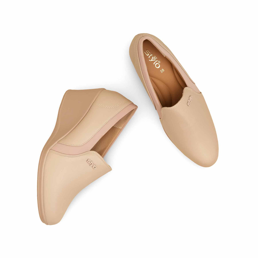 Beige Court Shoes For Ladies WN7510