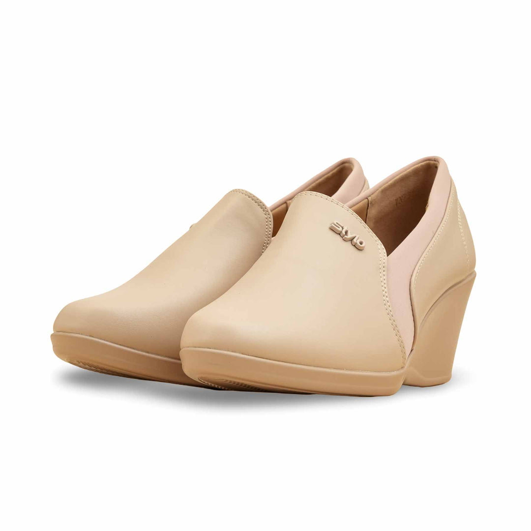 Beige Court Shoes For Ladies WN7510