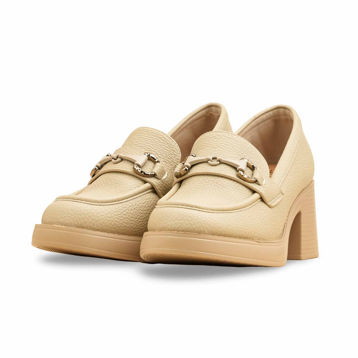 Beige Court Shoes For Ladies WN7511