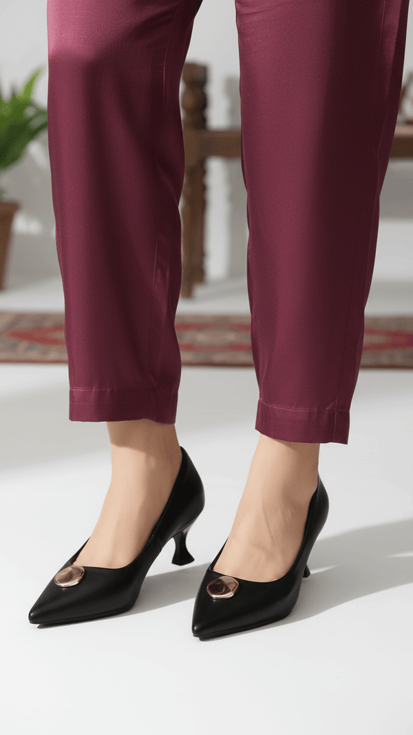 Black Court Shoes For Women WN7515