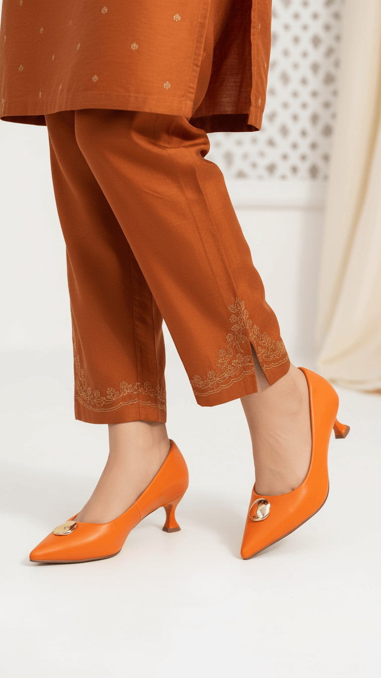 Pink Court Shoes For Ladies WN7515