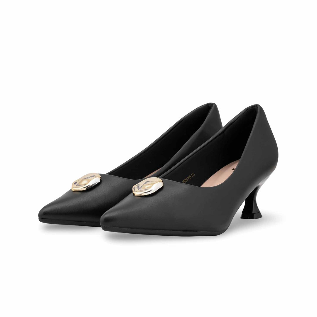 Black Court Shoes For Women WN7515