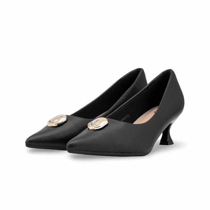 Black Court Shoes For Women WN7515