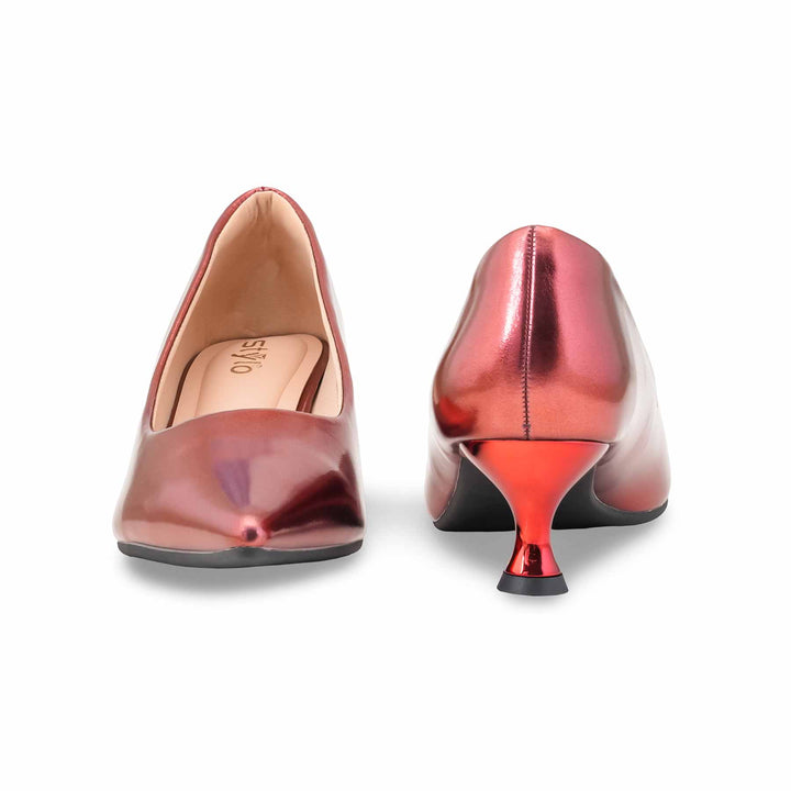 Maroon Court Shoes For Ladies WN7516