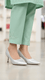 Silver Court Shoes For Ladies WN7517