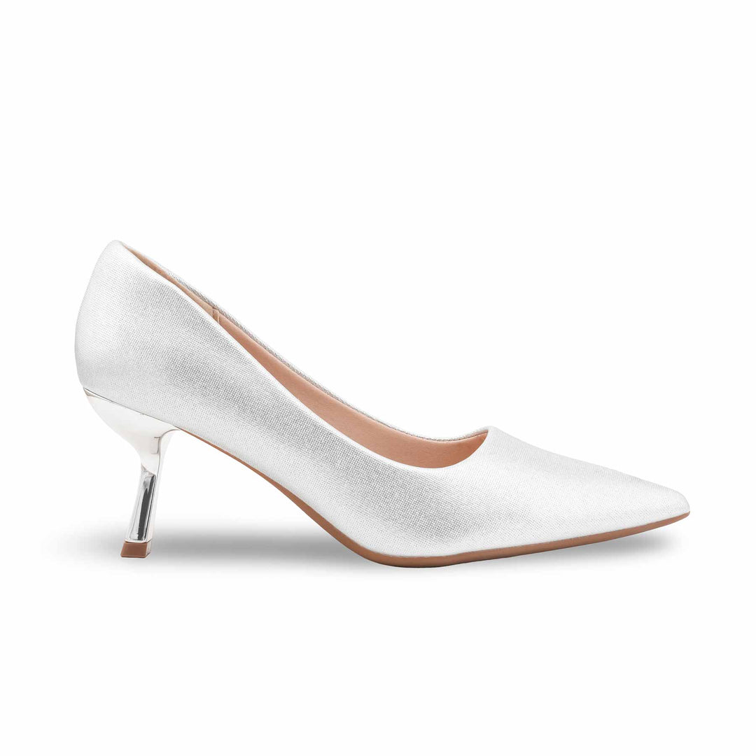 Silver Court Shoes For Ladies WN7517