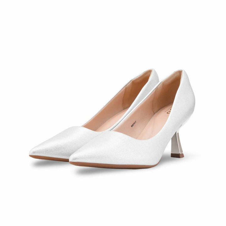 Silver Court Shoes For Ladies WN7517
