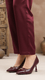Maroon Court Shoes For Ladies WN7518