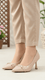 Beige Court Shoes For Ladies WN7518