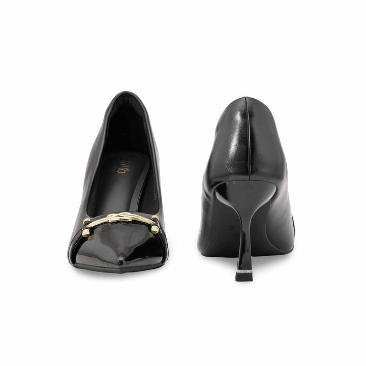 Black Court Shoes For Ladies WN7518