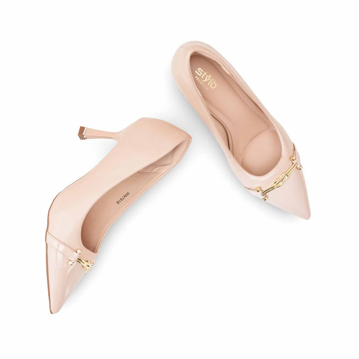Beige Court Shoes For Ladies WN7518
