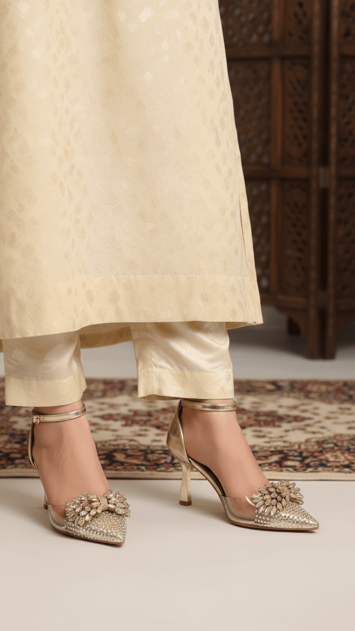 Golden Women Court Shoes WN7521