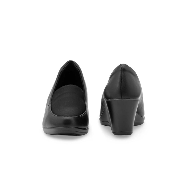Black Court Shoes For Ladies WN7525