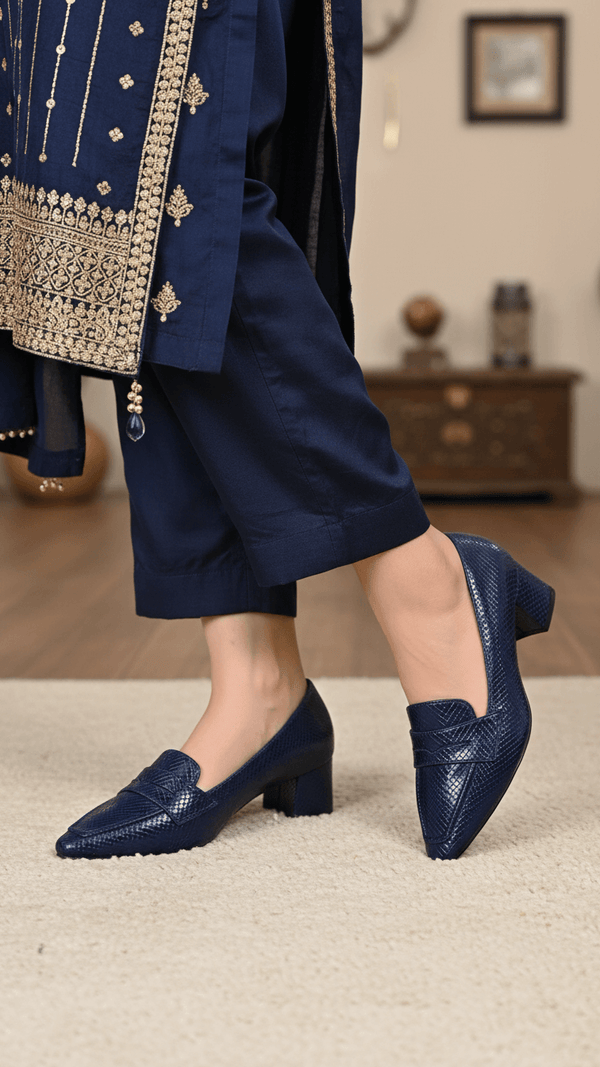 Blue Court Shoes For Ladies WN7528