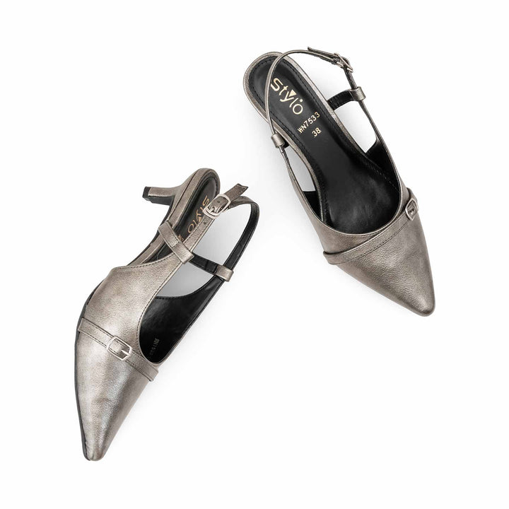 Grey Court Shoes For Ladies WN7533