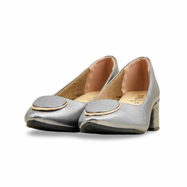Grey Court Shoes For Ladies WN7537