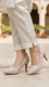 Pink Court Shoes For Ladies WN7538