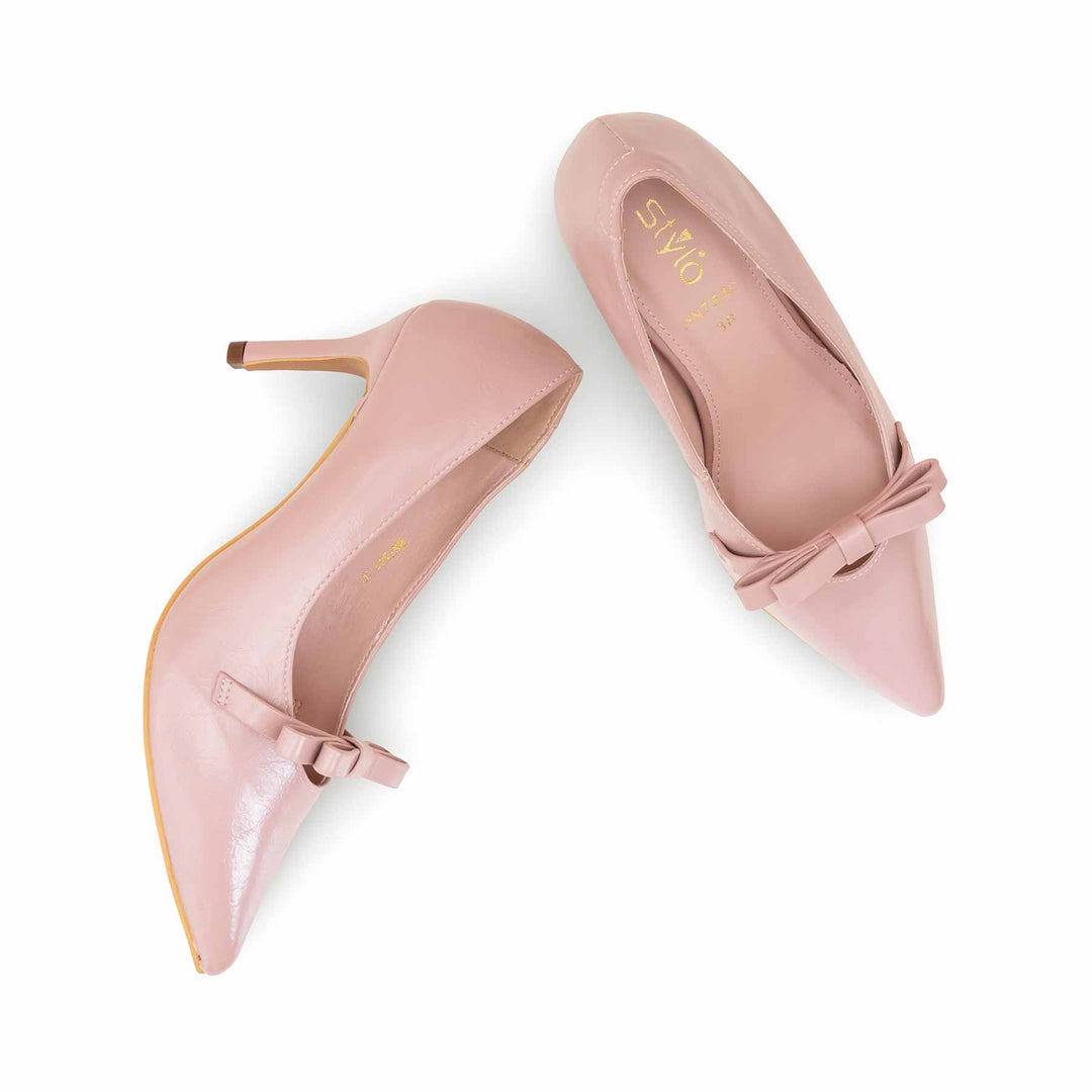 Pink Winter Women Court Shoes WN7548
