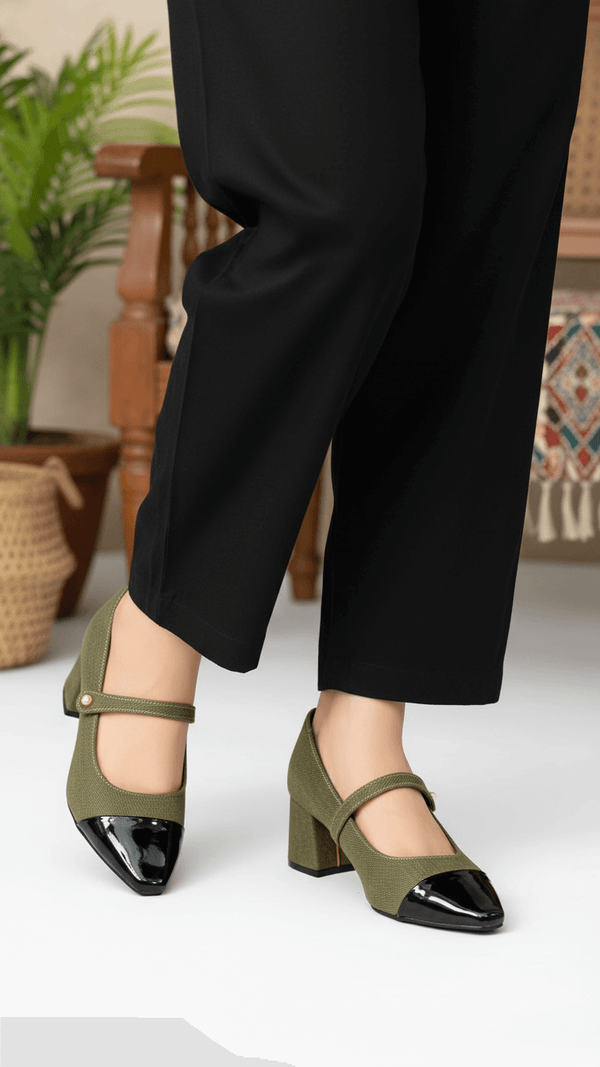 Olive Women Court Shoes WN7550