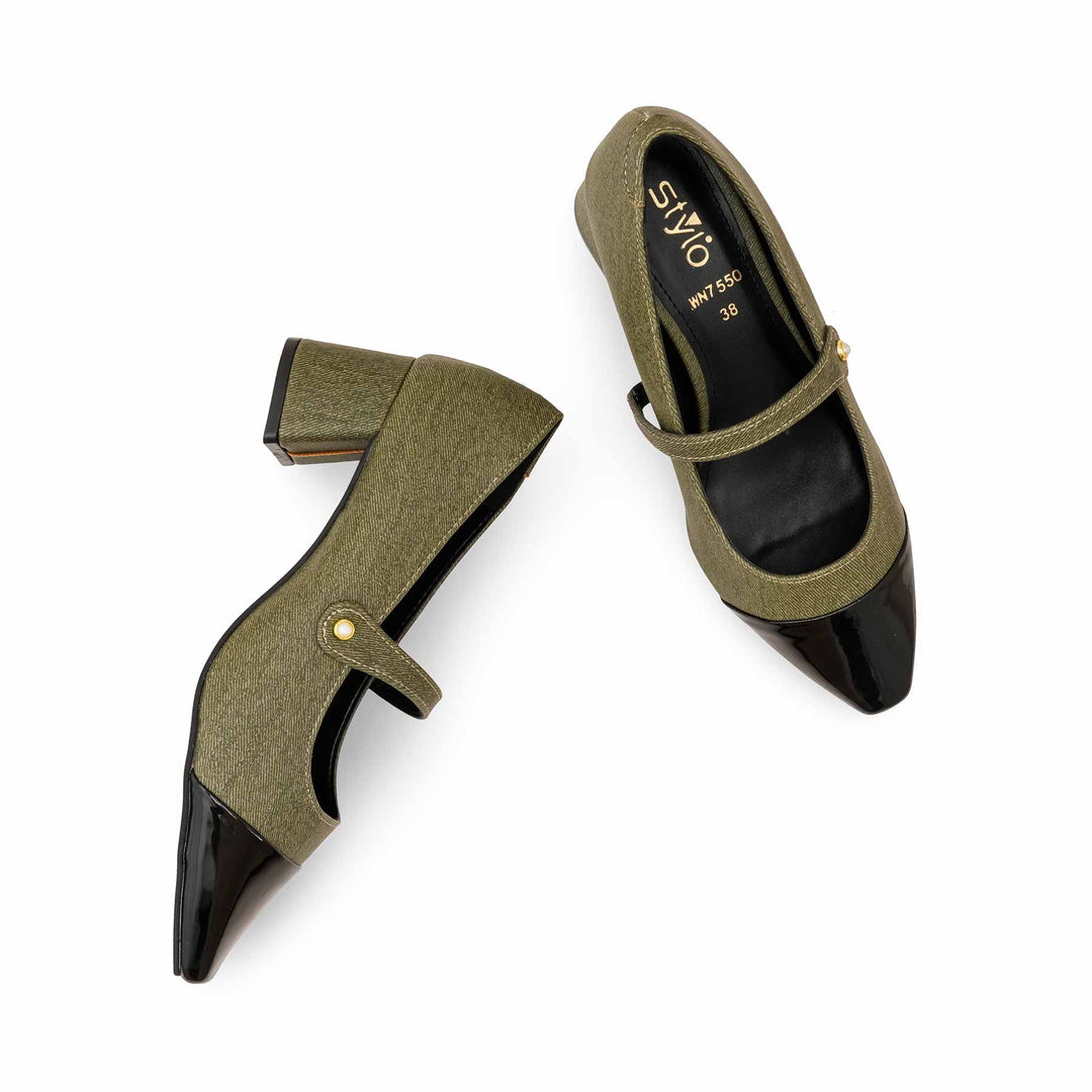 Olive Women Court Shoes WN7550