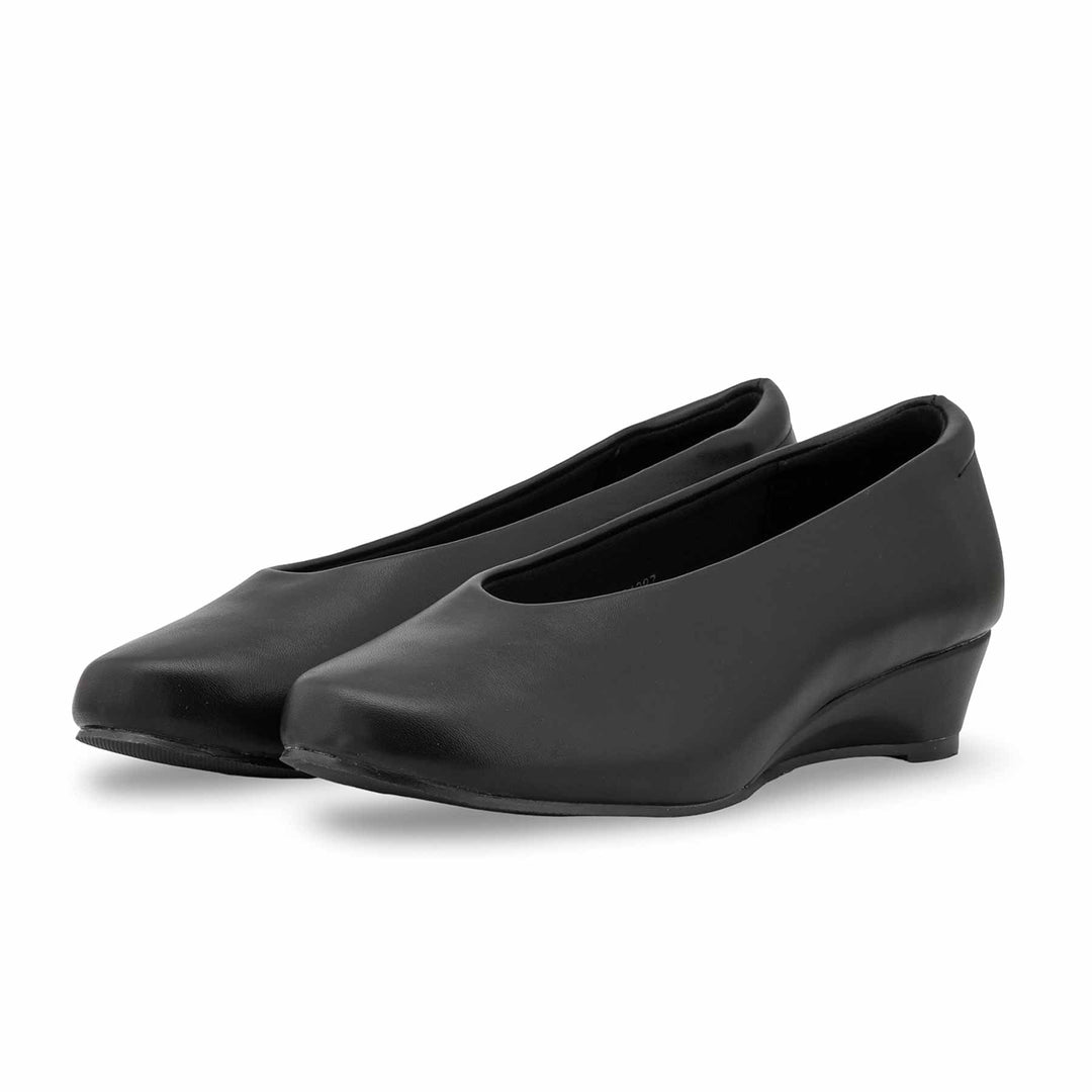 Black Court Shoes For Ladies WN7554