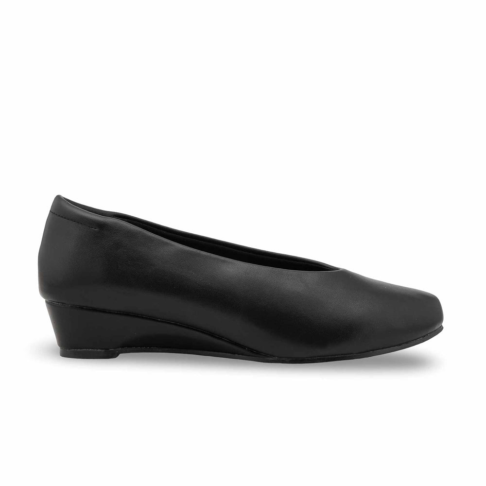 Black Court Shoes For Ladies WN7554