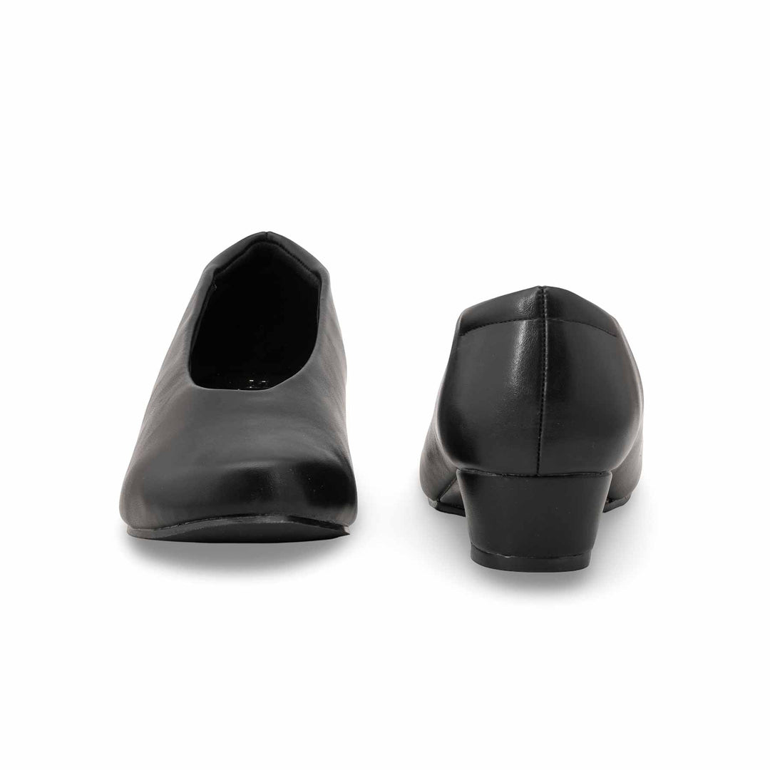 Black Court Shoes For Ladies WN7554