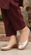 Beige Court Shoes For Ladies WN7555