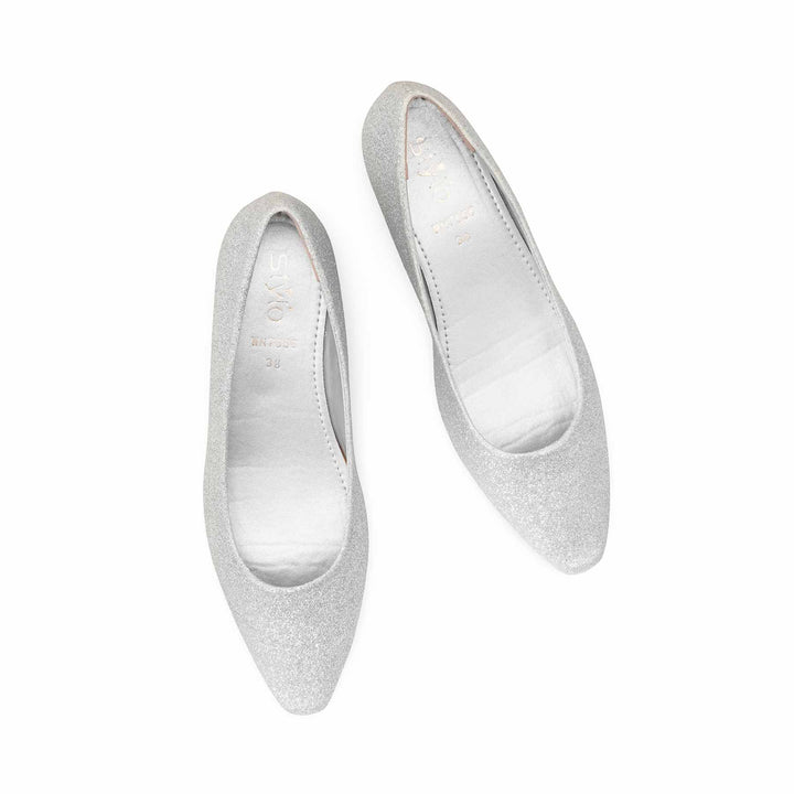 Silver Court Shoes For Women WN7556
