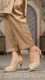 Beige Women Court Shoes WN7560