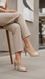 Beige Women Court Shoes WN7560