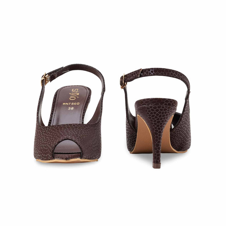 Coffee Women Court Shoes WN7560