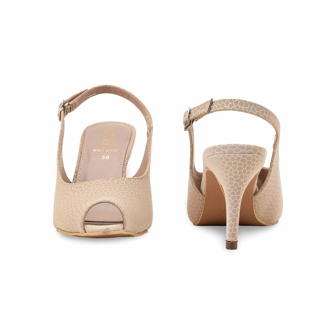 Beige Women Court Shoes WN7560