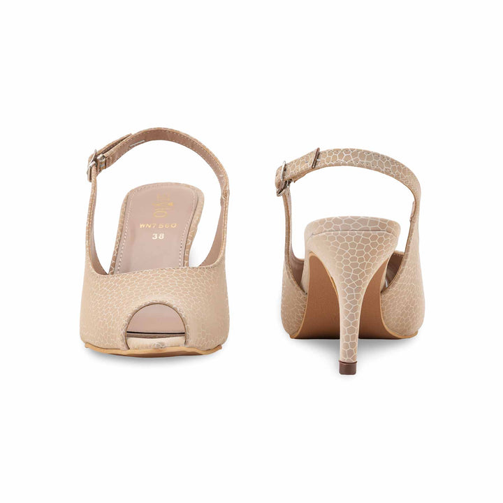 Beige Women Court Shoes WN7560