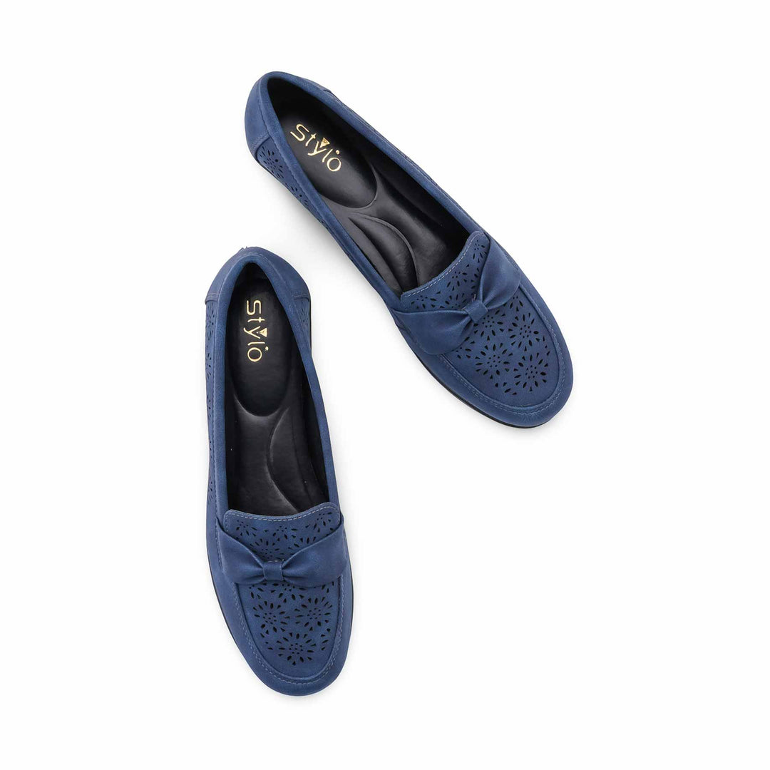 Navy Moccasin For Ladies WN7567