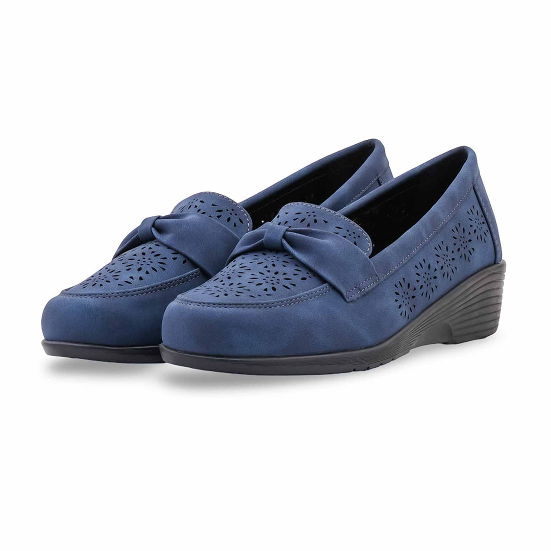 Navy Moccasin For Ladies WN7567