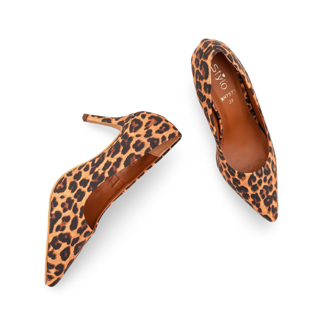 Brown Court Shoes For Women WN7577