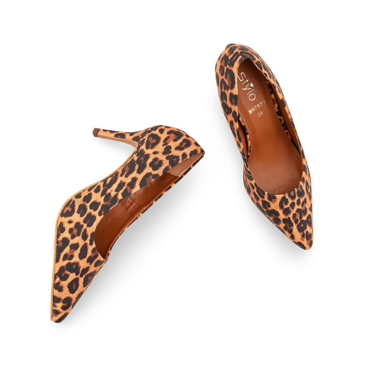 Brown Court Shoes For Women WN7577