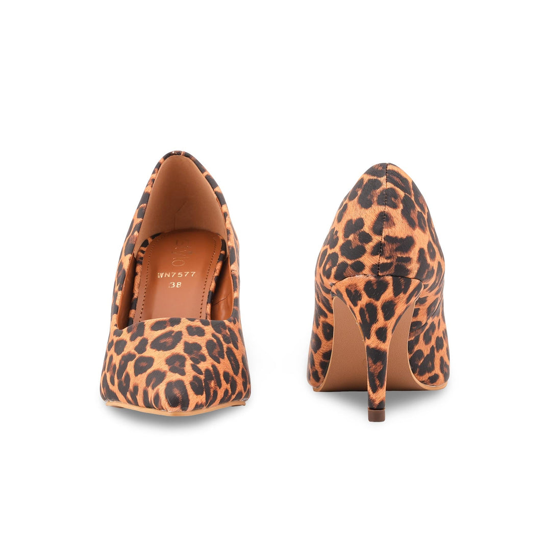 Brown Court Shoes For Women WN7577