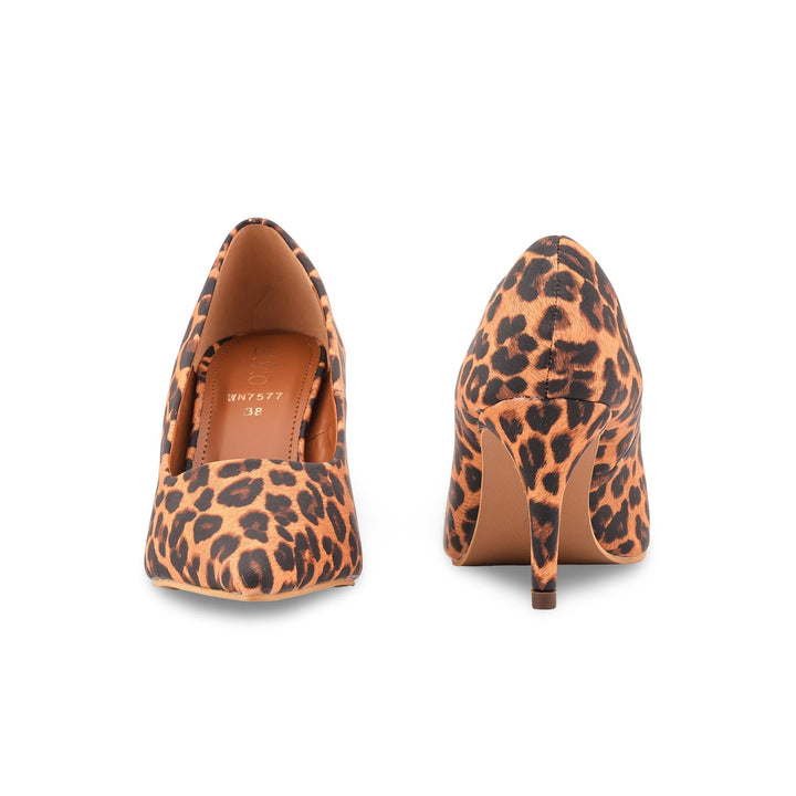 Brown Court Shoes For Women WN7577